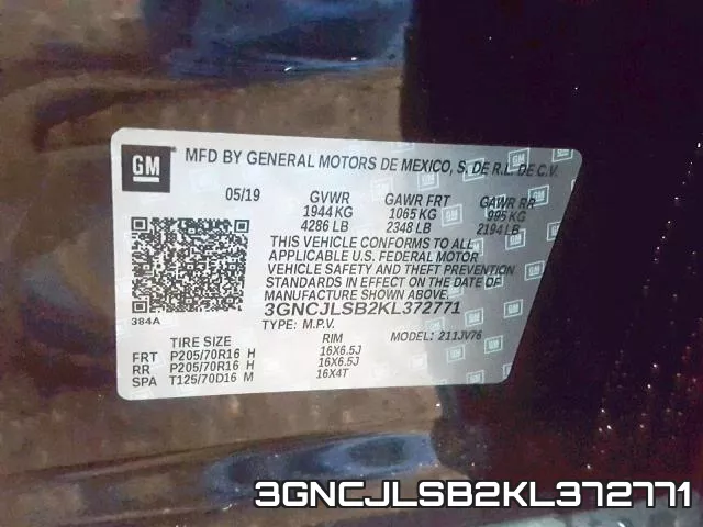3GNCJLSB2KL372771 фото 2