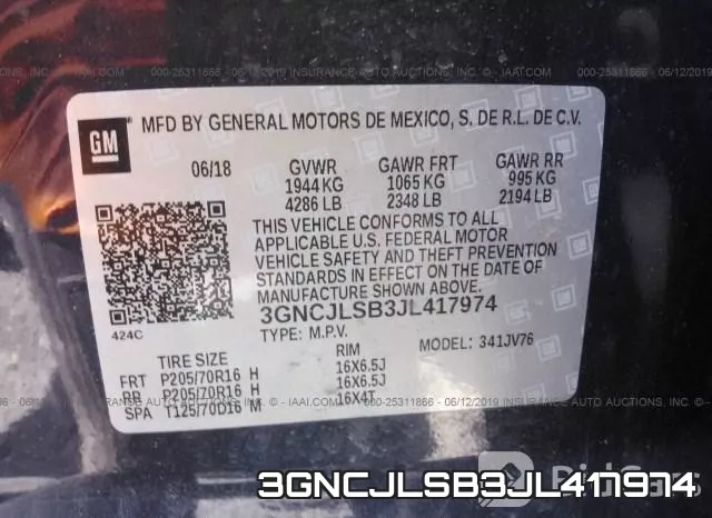 3GNCJLSB3JL417974 фото 10