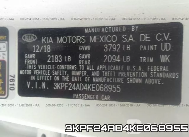 3KPF24AD4KE068955 фото 10