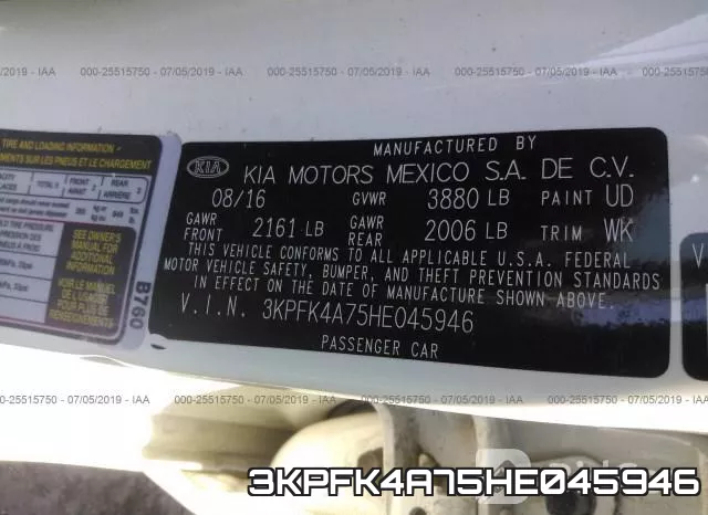 3KPFK4A75HE045946 фото 10