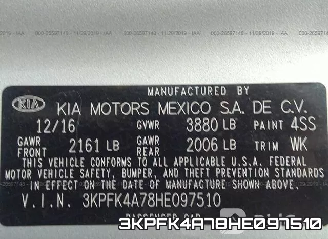 3KPFK4A78HE097510 фото 10