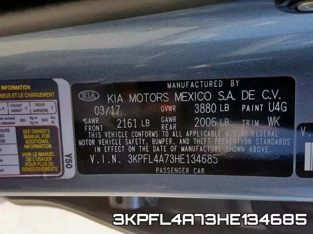 3KPFL4A73HE134685 фото 2