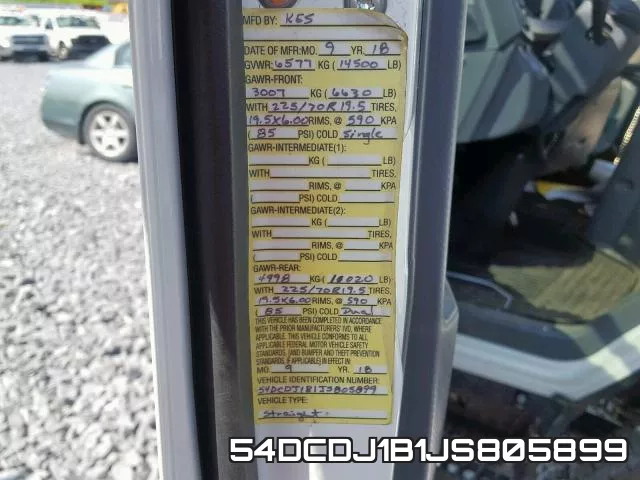 54DCDJ1B1JS805899 фото 2