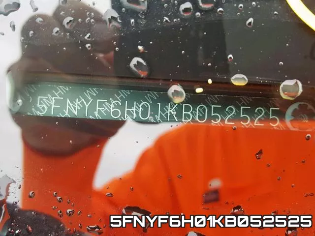 5FNYF6H01KB052525 фото 2