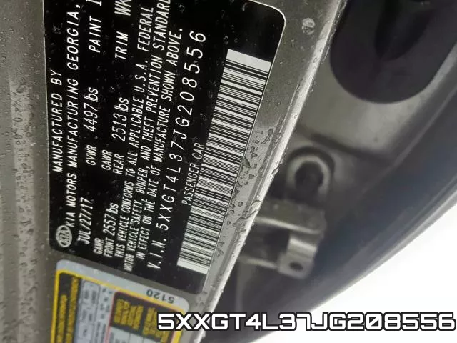 5XXGT4L37JG208556 фото 2