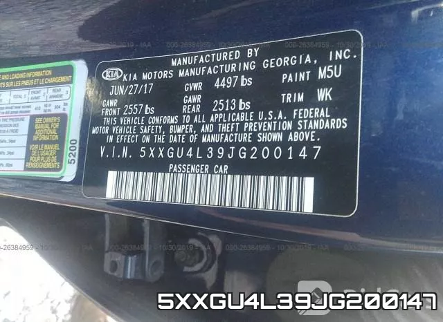 5XXGU4L39JG200147 фото 10
