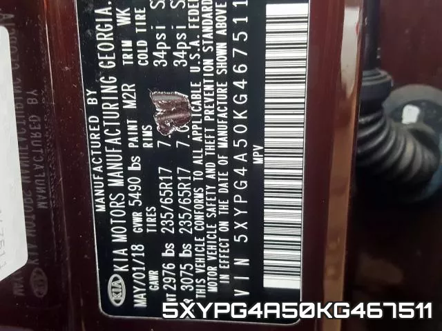 5XYPG4A50KG467511 фото 2