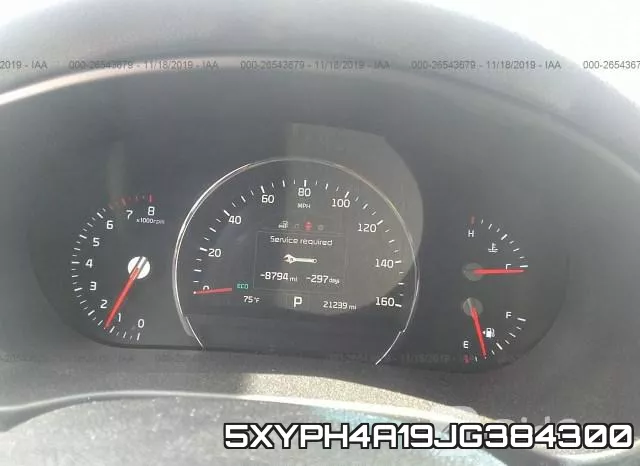5XYPH4A19JG384300 фото 8