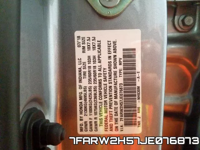 7FARW2H57JE076873 фото 2