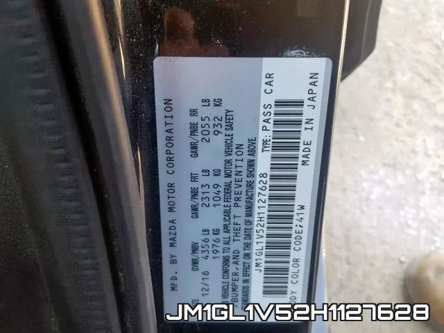 JM1GL1V52H1127628 фото 2