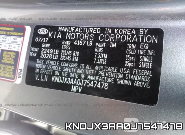 KNDJX3AA0J7547478 фото 10