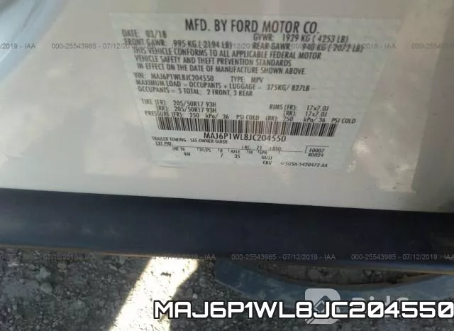MAJ6P1WL8JC204550 фото 10