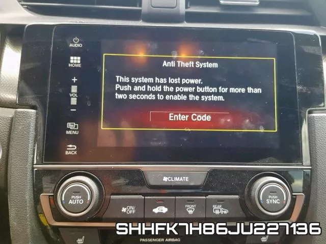 SHHFK7H86JU227136 фото 10