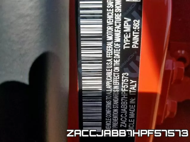 ZACCJABB7HPF57573 фото 2
