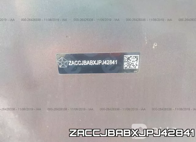 ZACCJBABXJPJ42841 фото 10