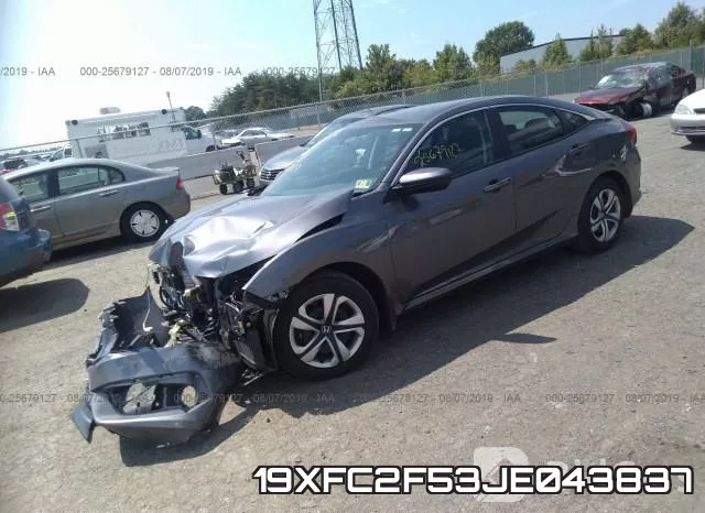 19XFC2F53JE043837 фото 3