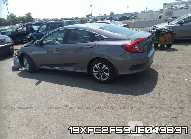 19XFC2F53JE043837 фото 4