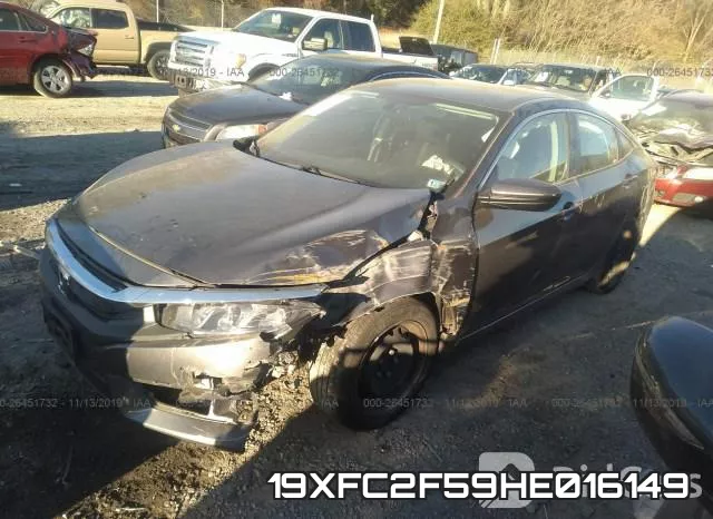 19XFC2F59HE016149 фото 3