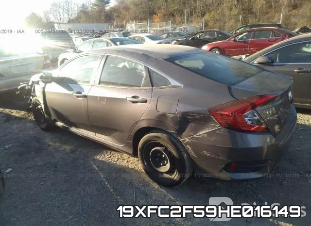 19XFC2F59HE016149 фото 4