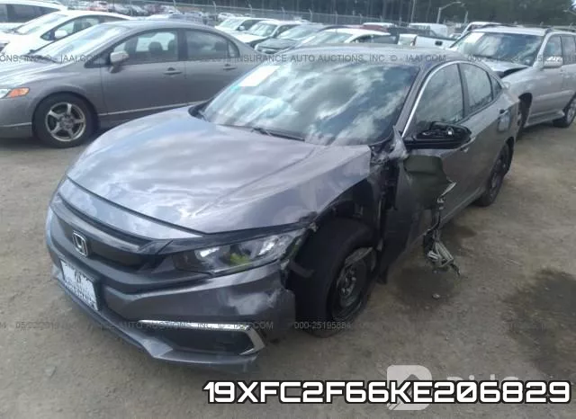19XFC2F66KE206829 фото 2