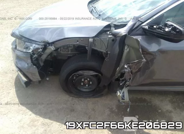 19XFC2F66KE206829 фото 6