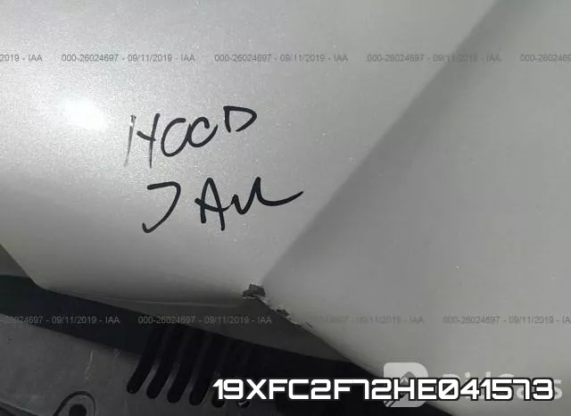19XFC2F72HE041573 фото 2