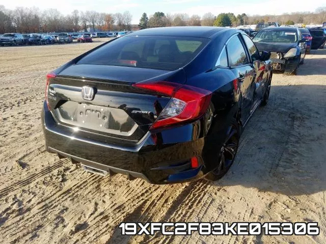 19XFC2F83KE015306 фото 5