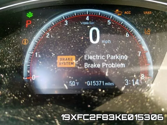 19XFC2F83KE015306 фото 9