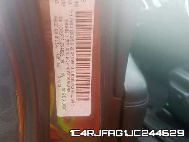 1C4RJFAG1JC244629 фото 2