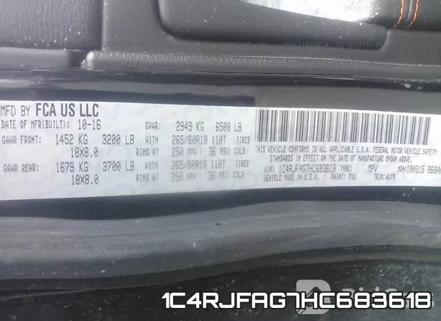 1C4RJFAG7HC683618 фото 10