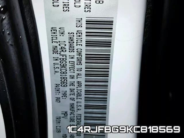 1C4RJFBG9KC818569 фото 2