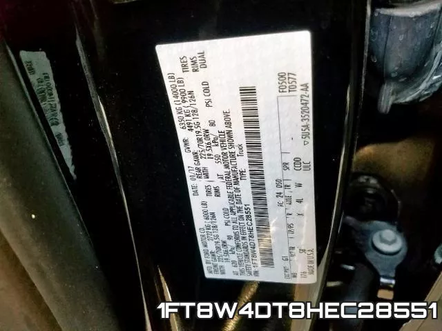 1FT8W4DT8HEC28551 фото 2