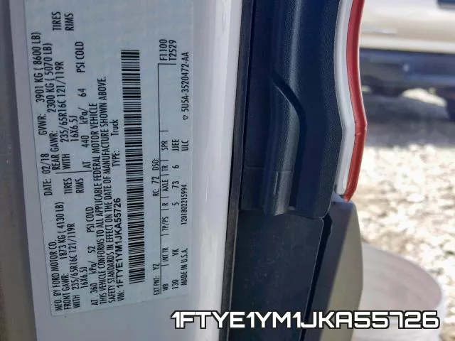1FTYE1YM1JKA55726 фото 2