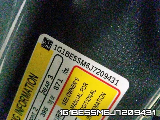 1G1BE5SM6J7209431 фото 2