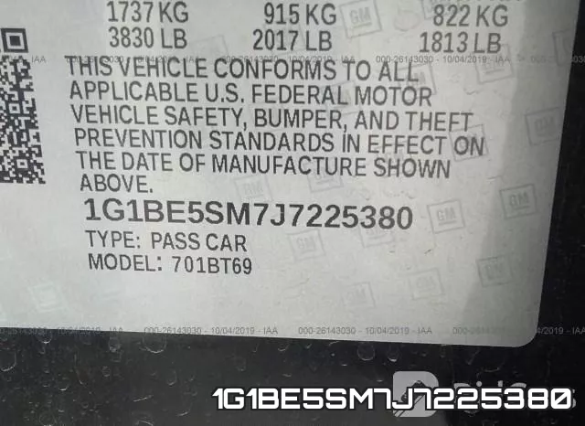 1G1BE5SM7J7225380 фото 10