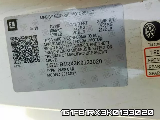 1G1FB1RX3K0133020 фото 2