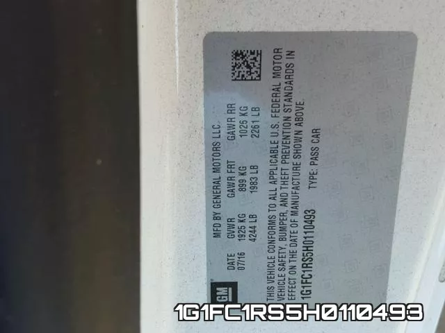 1G1FC1RS5H0110493 фото 2