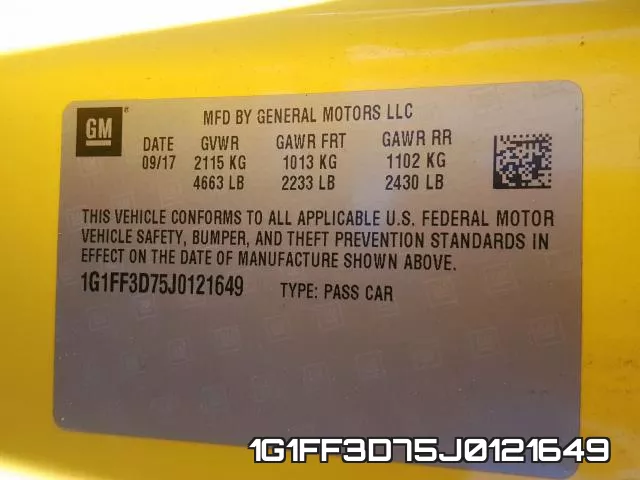 1G1FF3D75J0121649 фото 2