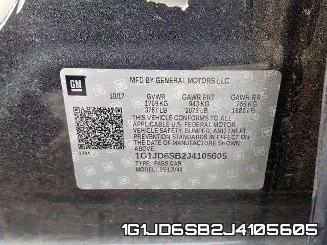 1G1JD6SB2J4105605 фото 2