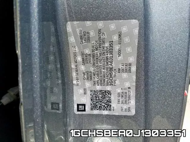 1GCHSBEA0J1303351 фото 2