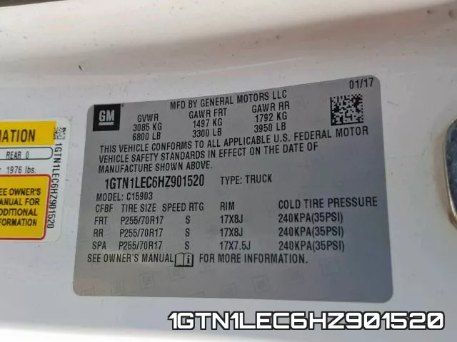 1GTN1LEC6HZ901520 фото 2
