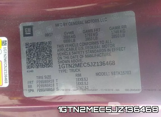 1GTN2MEC5JZ136468 фото 9