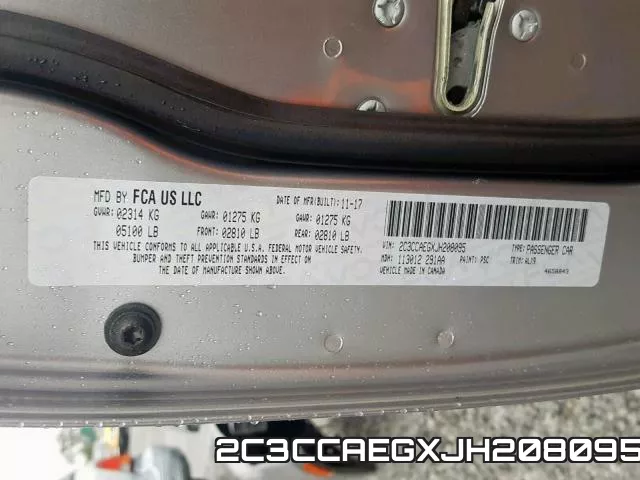 2C3CCAEGXJH208095 фото 2