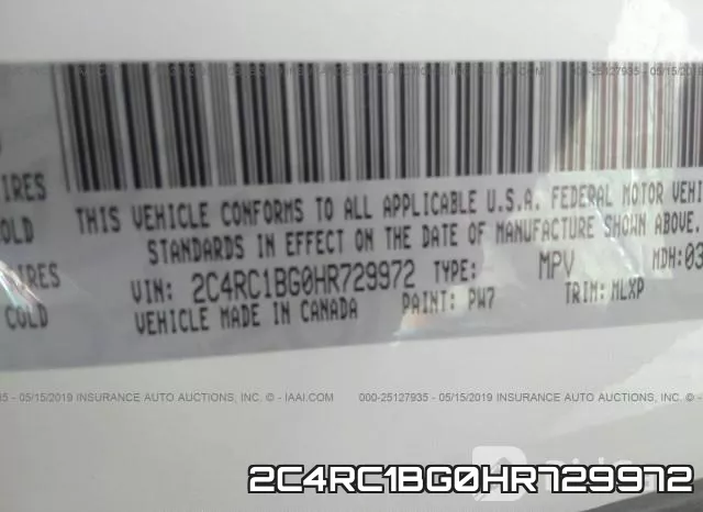 2C4RC1BG0HR729972 фото 10
