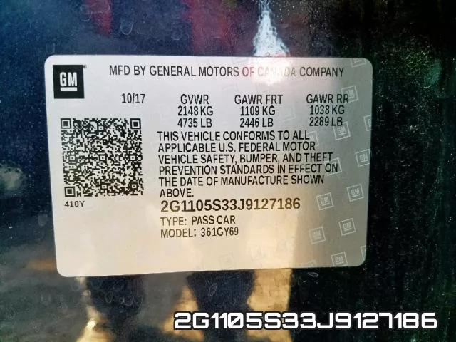 2G1105S33J9127186 фото 2