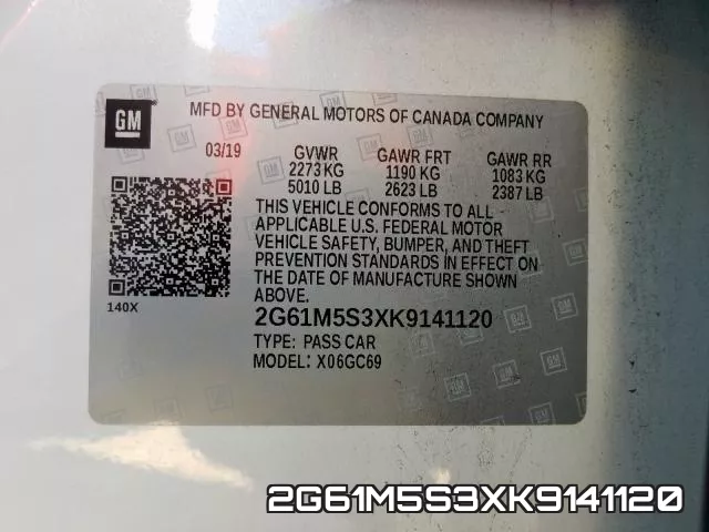 2G61M5S3XK9141120 фото 2