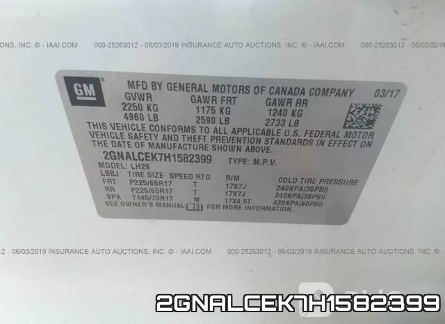 2GNALCEK7H1582399 фото 10