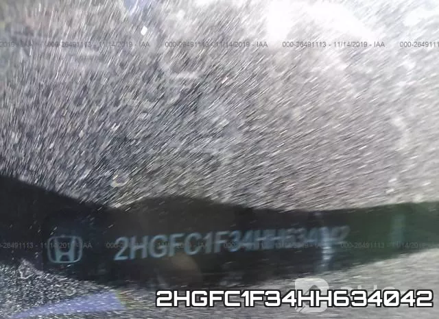 2HGFC1F34HH634042 фото 10