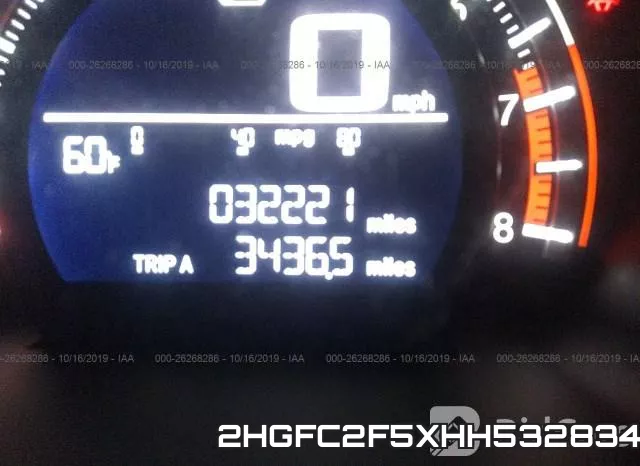 2HGFC2F5XHH532834 фото 7