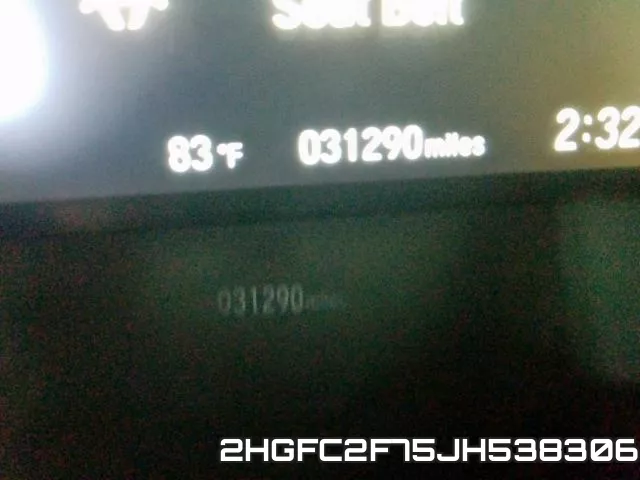 2HGFC2F75JH538306 фото 9